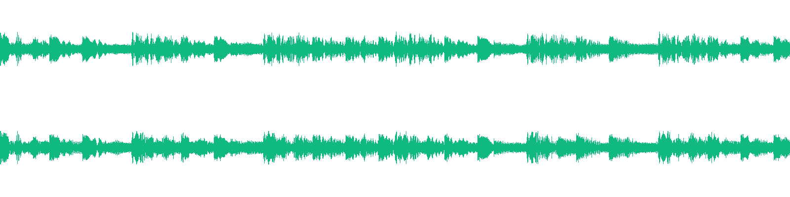 Waveform of reel's audio